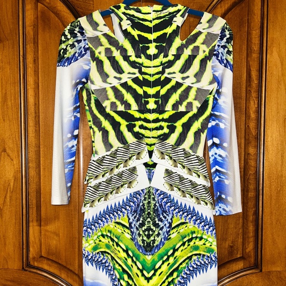 Roberto Cavalli Long Sleeve Mini Dress - Picture 3 of 5